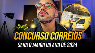 O GRANDE CONCURSO DE 2024 CORREIOS NÍVEL MÉDIO  vale a pena [upl. by Pudendas]