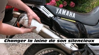 Mécanique Moto  Changer la Laine de son Silencieux 🛠 Arrow ✔ [upl. by Anirbaz]