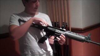 AampK LR300 Long Airsoft Review [upl. by Larena749]