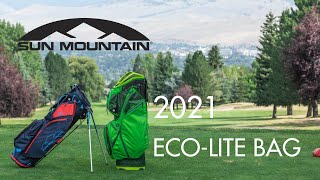 SUN MOUNTAIN SPORTS ECOLITE GOLF BAGS [upl. by Morrell111]