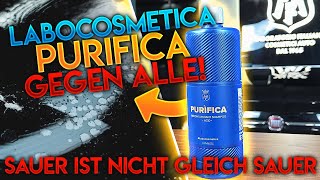 Labocosmetica Purifica Saure Shampoos gegen mineralische Ablagerungen im LaborTest bei MaFra [upl. by Airelav]