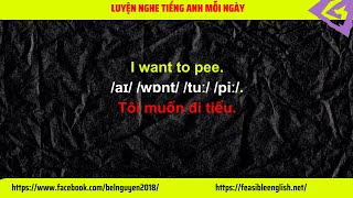 Luyện nghe tiếng Anh theo chủ đề Tôi Muốn I want to luyệnnghetiếnganh hoctienganh speakenglish [upl. by Collen]