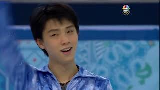 Yuzuru Hanyu Olympic games 2014 team SP NBC [upl. by Ecnerret]