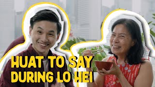 Guide to Lo Hei CNY greetings this Chinese New Year  MCAM EP6  OKJs Mandarin Chinese and Me [upl. by Anisah]