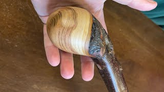 39 inch Blackthorn Walking stick by Shillelagh maker Francis McCaffrey [upl. by Asiuqram154]