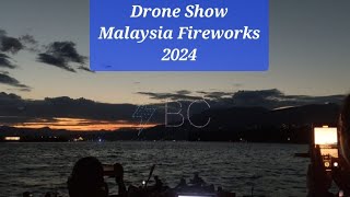 Drone Show Malaysia Fireworks Vancouver  Honda Celebration of lights  Malaysia Fireworks 2024 [upl. by Rosemonde475]