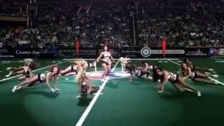 Arizona Rattlers Sidewinders 2015 Playoffs Performance feat Oscar Top Cheerleader Video AFL [upl. by Odlo597]