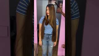 Girls haircut hairstyle hair colour brown youtubeshorts youtubevide [upl. by Labinnah]