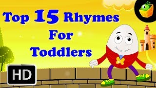 Top 15 Hit Songs For Toddlers  Collection Of CartoonAnimated English Nursery Rhymes For Kids [upl. by Kina116]