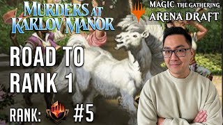 Unstoppable Unicorn Beatdowns  Mythic 5  Road To Rank 1  MKM Draft  MTG Arena [upl. by Ahseer]