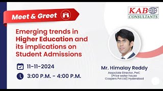 Emerging trends in Higher Education and its implications on Student Admissions [upl. by Phonsa607]