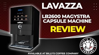 Lavazza capsule coffee machine  Lb 2600 Review [upl. by Elkraps34]