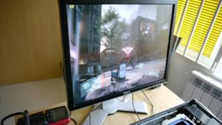 DELL Precision T5400 with 2xE5440 and Quadro FX 4600 in Crysis 2 [upl. by Odlawso916]