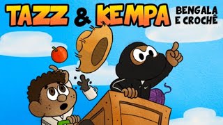 Bengala e crochê CAFÉ COM MAÇÃ Kempa e tazz☕🍎 [upl. by Demp]