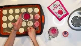 Almond Flour Rasberry Macarons [upl. by Anawat]