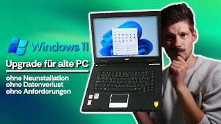 Windows 10 auf Windows 11 24H2 upgraden ohne TPM  ohne Systemanforderungen amp ohne Datenverlust [upl. by Ykroc]