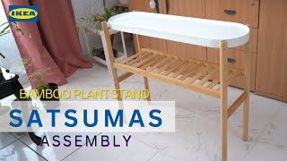 Satsumas Bamboo plant stand assembly from Ikea [upl. by Litta]