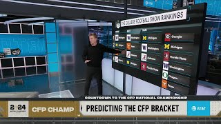 PREDICTING THE CFP BRACKET 👀  The College Football Show [upl. by Nueoht]