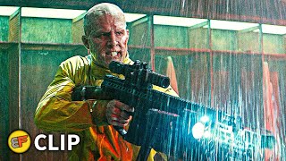 Deadpool vs Cable  Prison Fight Scene Part 1  Deadpool 2 2018 Movie Clip HD 4K [upl. by Jacinthe]