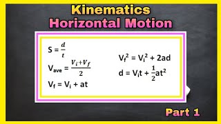 Kinematics  Horizontal Motion  Part 1  Grade 12 Physics 1  TAGALOGENGLISH [upl. by Bithia558]