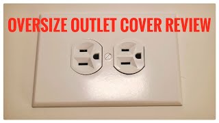 Oversized Wall PlateOutlet Cover by Leviton Review [upl. by Naehs]