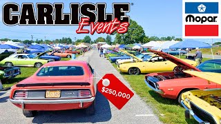 INSANE Mopar Prices Automotive Swap Meet Walkthrough  Carlisle 2023 FULL [upl. by Eerazed767]