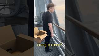 Elon musk living In a Box elonmusk elon elonmusktesla [upl. by Eerb]