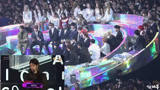 Idol Reaction BTS Win Top10 MMA 2018 [upl. by Worsham]