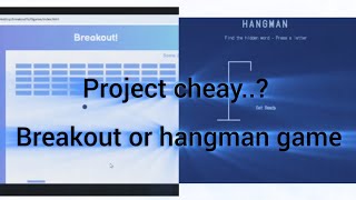 HTML CSS game  hangman game or breakout out game ll html and css projects for beginners [upl. by Kcirttap]