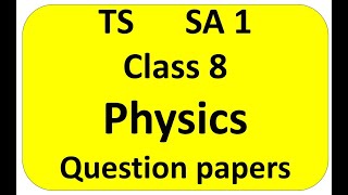 sa1 science question paper 2023 8th class science sa1 question paper 2023 8th class answers [upl. by Wilscam]