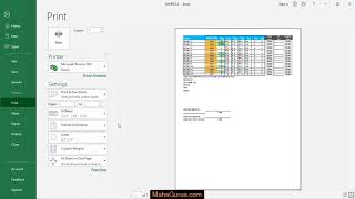 Collated Page Print Setting in Excel Collated Print Setting in Excel Tutorial [upl. by Aisek375]