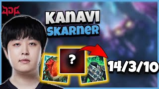 JDG Kanavi Skarner vs Zyra  1421 [upl. by Kcirederf]