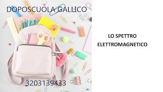 Lezione di Fisica  Lo spettro elettromagnetico [upl. by Jenifer568]