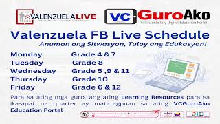 Valenzuela Live Grade 4 SY 20242025 [upl. by Leopoldine]