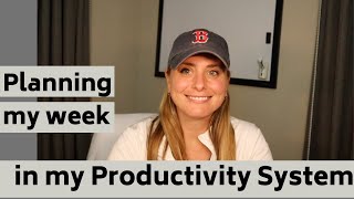 Planning my week in my Productivity System Week 40 [upl. by Ennasus255]