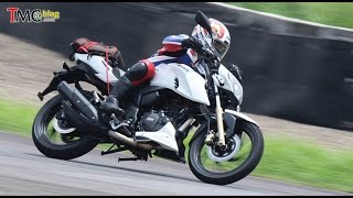 TVS apache RTR 200 4V test ride sentul [upl. by Ecnerolf]