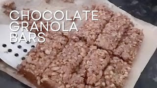 Homemade Chocolate Granola Bars [upl. by Lamoree866]