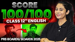 How to Score 90 In English in Class 12 Preboard Board🔥 Class 12th Boards 202425  Taniya Sharma [upl. by Airetnahs414]