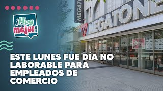 Este lunes fue día no laborable para empleados de comercio [upl. by Halil486]