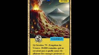 24Octobre 79  Eruption du Vésuve 20000 romains qui ne savaient pas à quelle sauce [upl. by Anastassia]