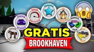 ✅Cómo TENER TODOS LOS GAMEPASS GRATIS en BROOKHAVEN 2024⭐ [upl. by Zetnauq]