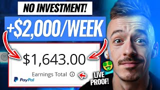 NOINVESTMENT 2000Week Method For Beginners That PAYS EVERYTIME Make Money Online 2023 [upl. by Demah501]