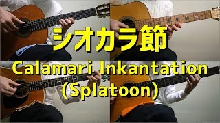 084種のギターで「シオカラ節」（スプラトゥーン）quotCalamari InkantationquotSplatoon on Guitars [upl. by Allertse]