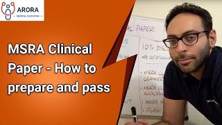 MSRA Exam Clinical Paper  How to prepare and pass [upl. by Gargan]