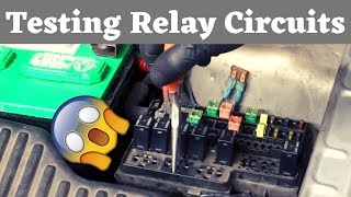 How to test a relay and the relay circuit [upl. by Cassondra]