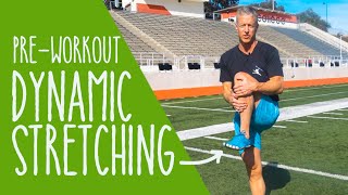 PreWorkout Dynamic Stretching Routine [upl. by Nairde]