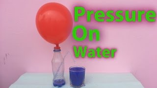 Effect of Air Pressure On water Science Experiment [upl. by Garda]