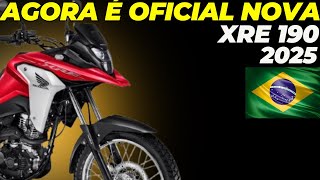 XRE 190 2025 OFICIAL LANÇADA NO BRASIL [upl. by Obeded612]