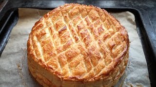 EASY GALETTE DES ROIS Recipe  Sweet Almond Filling  Epiphany Cake [upl. by Olshausen]