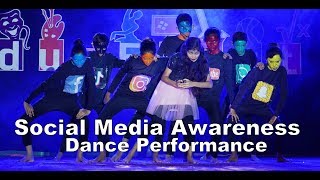 Social Media Awareness Theme Dance l Chanda Public School l EDUFEAST 201920 [upl. by Inajar]